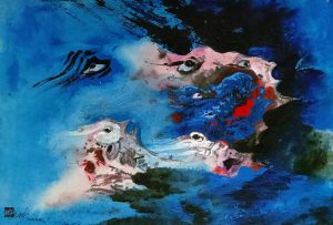 他的作品帶領觀眾進入一個融合東西方哲學與藝術的獨特世界