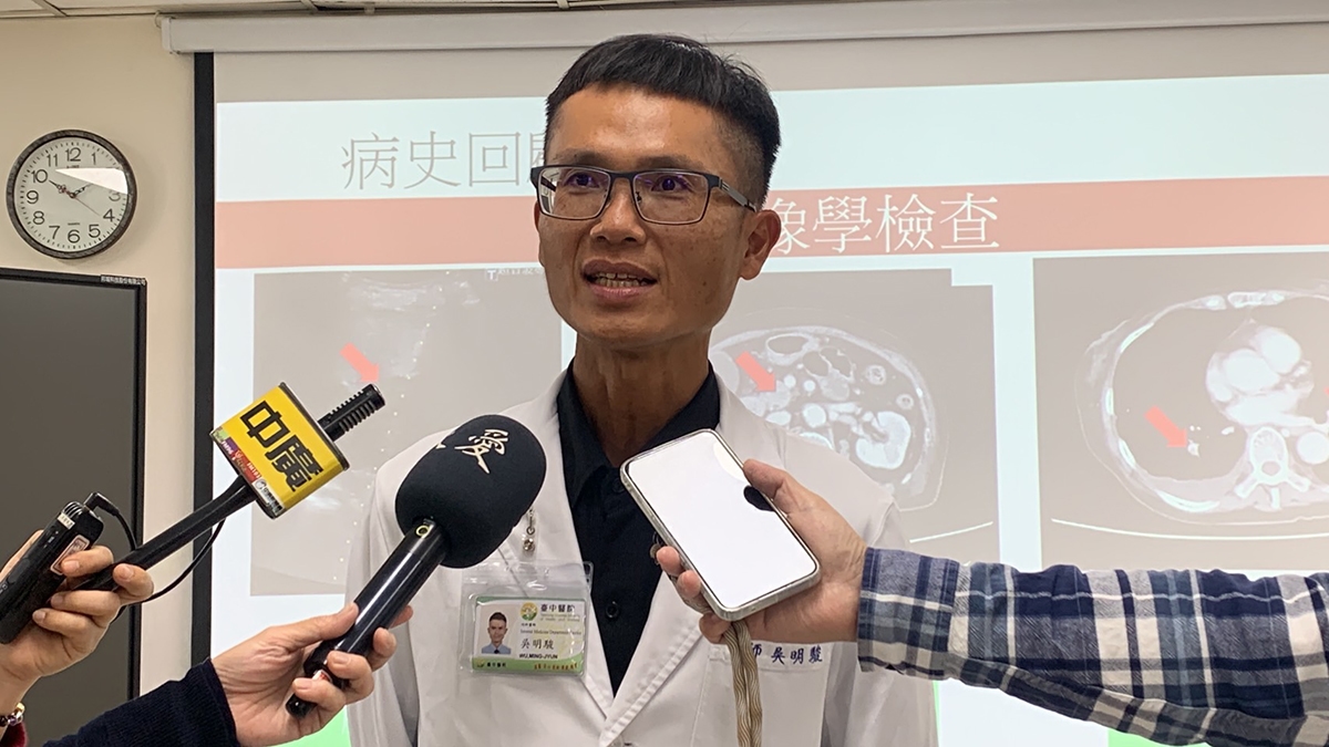衛生福利部臺中醫院肝膽腸胃科吳明駿醫師表示，春節期間因大魚大肉導致腸胃不適的患者大增